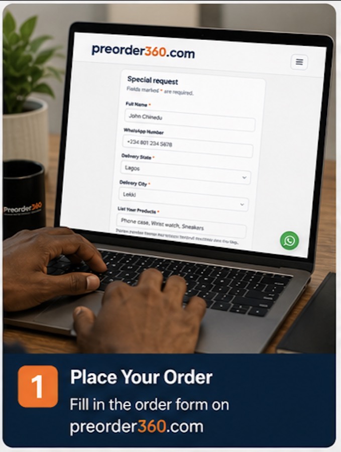 Person submitting an order