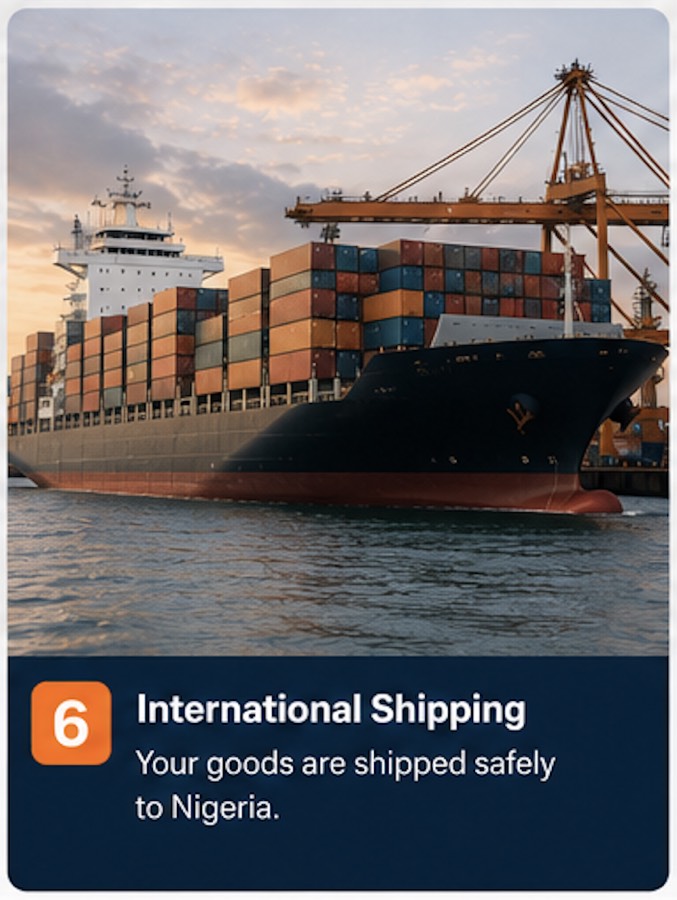 Cargo ship at port